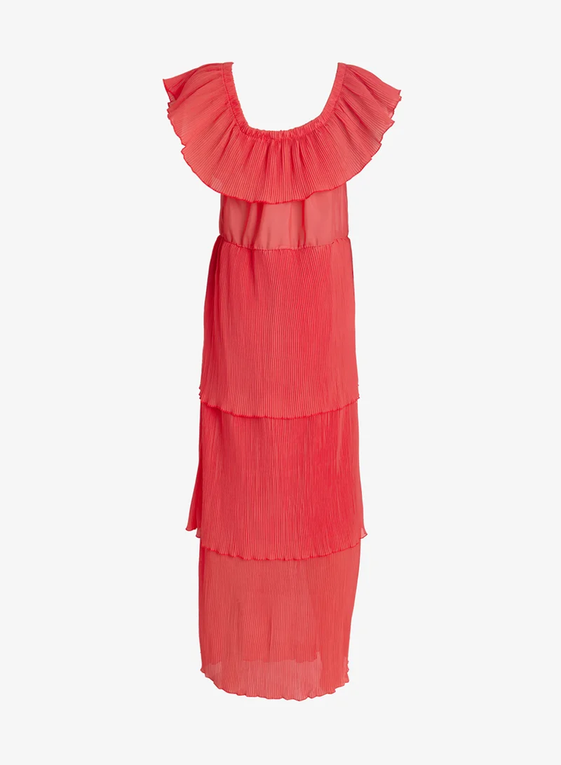 Ella Plus Off Shoulder Layered Dress